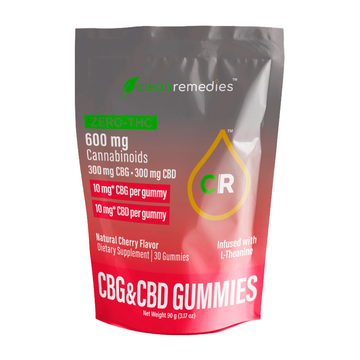 CBG & CBD Optimal Wellness Gummies 600 mg