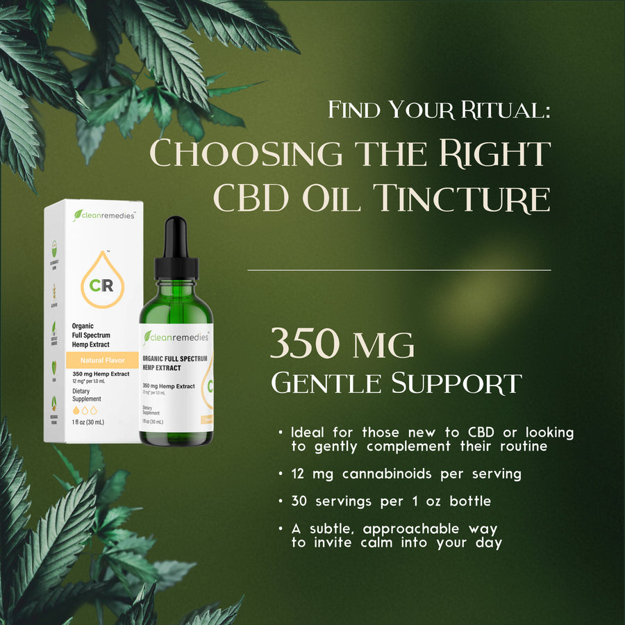 Full Spectrum CBD Tincture - 350mg