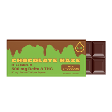 Delta 8 THC Milk Chocolate Haze - 50mg - 500mg