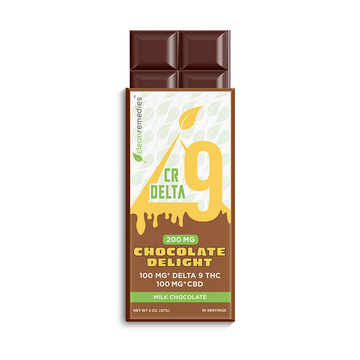 Delta 9 THC Chocolate Delight 20mg - 200mg